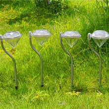 Diamond Shaped Solar Garden Lights (4 Pc) - Justgrabit Inc.