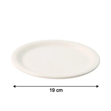 Plastic Round Dinner / Serving Plate – 19 cm (1 Pc) - justgrabit.in | Just Grab It