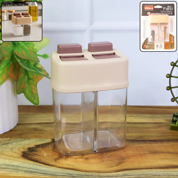 Ritu Premium 2 - in - 1 Salt and Pepper Dispenser - Justgrabit Inc.