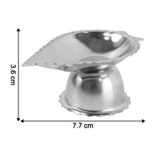 Stainless Steel Diamond Design Agarbatti & Diya Stand (1 Pc) - justgrabit.in | Just Grab It