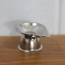 Stainless Steel Diamond Design Agarbatti & Diya Stand (1 Pc) - justgrabit.in | Just Grab It