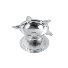 Stainless Steel Lotus Design Diya (1 Pc) - Justgrabit Inc.