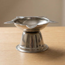 Stainless Steel Sunflower Design Diya Stand (Big Size) (1 Pc) - justgrabit.in | Just Grab It