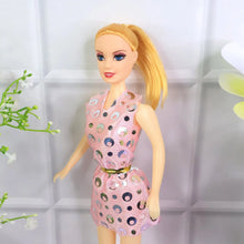Premium Fashion Doll with Polka - Dotted Dress and Stylish Belt (1 Pc) - Justgrabit Inc.