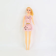 Premium Fashion Doll with Polka - Dotted Dress and Stylish Belt (1 Pc) - Justgrabit Inc.
