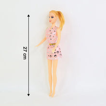 Premium Fashion Doll with Polka - Dotted Dress and Stylish Belt (1 Pc) - Justgrabit Inc.
