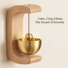 Zen Bell for Meditation with Wooden Stand (1 Pc) - justgrabit.in | Just Grab It
