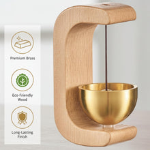 Zen Bell for Meditation with Wooden Stand (1 Pc) - justgrabit.in | Just Grab It