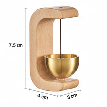 Zen Bell for Meditation with Wooden Stand (1 Pc) - justgrabit.in | Just Grab It