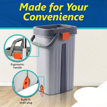 Small Size Multipurpose Flat Mop Cleaning Bucket Set - justgrabit.in | Just Grab It