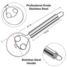 Stainless Steel Danish Dough Whisk - (1 Pc / Big) - justgrabit.in | Just Grab It