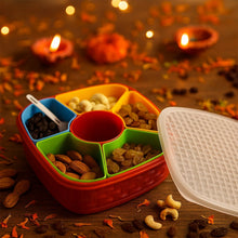 Dry Fruit & Snack Box with Spoon - 1 Set - justgrabit.in | Just Grab It