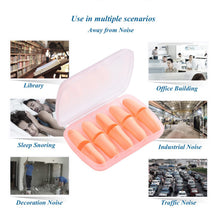 Foam Ear Plugs with Portable Storage Box (5 Pairs) - justgrabit.in | Just Grab It