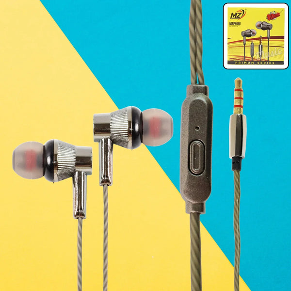 Premium Wired Earphones with Mic - (1 Pc) - justgrabit.in | Just Grab It