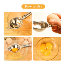 Premium Stainless Steel Egg Separator Tool (1 Pc) - justgrabit.in | Just Grab It