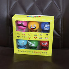 Spring Emoji Bobble Head Dolls - (6 Pc Set) - justgrabit.in | Just Grab It