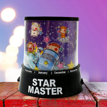 LED Projector Night Light – 3 Battery Lamps with Rotating Music, Ideal for Kids & Home Decor (1 Pc, Battery Not Included) - Justgrabit Inc.