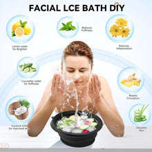 Portable Foldable Silicone Ice Bath Bowl (1 Pc) - justgrabit.in | Just Grab It