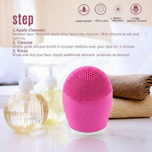 Premium Silicone Electric Facial Cleansing Brush (1 Pc) - justgrabit.in | Just Grab It
