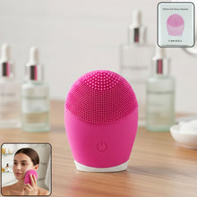 Premium Silicone Electric Facial Cleansing Brush (1 Pc) - justgrabit.in | Just Grab It