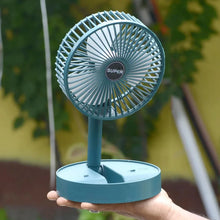 Foldable Mini Desk Fan with Adjustable Height and Angle (1 Pc) - justgrabit.in | Just Grab It