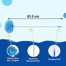 Premium Extendable Round Cleaning Duster (83.5 cm / 1 Pc) - justgrabit.in | Just Grab It