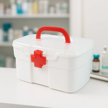 Medical Storage Box with Detachable Tray & Handle - justgrabit.in | Just Grab It