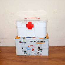 Medical Storage Box with Detachable Tray & Handle - justgrabit.in | Just Grab It