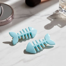 Cute Fishbone & Bone Shape Hair Clip Set (4 Pc) - justgrabit.in | Just Grab It