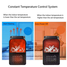 Portable Electric Fireplace lamp LED Flame Heater (1000w / 1 Pc) - justgrabit.in | Just Grab It