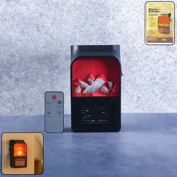 Portable Electric Fireplace lamp LED Flame Heater (1000w / 1 Pc) - justgrabit.in | Just Grab It