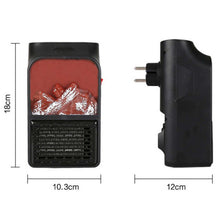 Portable Electric Fireplace lamp LED Flame Heater (1000w / 1 Pc) - justgrabit.in | Just Grab It