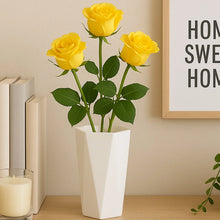Modern Geometric Hexagon Plastic Flower Vase (1 Pc) - Justgrabit Inc.