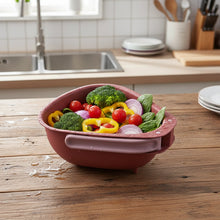 Supermom Kitchen Colander with Foldable Handle and Drain Base - justgrabit.in | Just Grab It