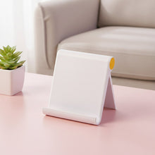Plastic Foldable Desktop Mobile Stand (1 Pc / White) - justgrabit.in | Just Grab It