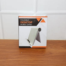 Plastic Foldable Desktop Mobile Stand (1 Pc / White) - justgrabit.in | Just Grab It