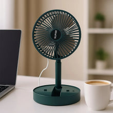 Sensor Foldable Mini Desk Fan with Adjustable Height and Angle (1 Pc) - justgrabit.in | Just Grab It
