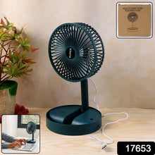 Sensor Foldable Mini Desk Fan with Adjustable Height and Angle (1 Pc) - justgrabit.in | Just Grab It