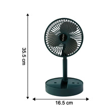 Sensor Foldable Mini Desk Fan with Adjustable Height and Angle (1 Pc) - justgrabit.in | Just Grab It