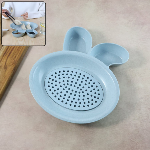 Multi - Purpose Dumpling & Snack Serving Plate (1 Pc) - justgrabit.in | Just Grab It