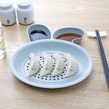 Multi - Purpose Dumpling & Snack Serving Plate (1 Pc) - justgrabit.in | Just Grab It