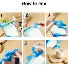 Packet Pourer & Sealer Clip - (4 Pc) - justgrabit.in | Just Grab It