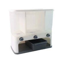 Easy Flow Cereal Dispenser for Kitchen 3 in 1 Push Button Wall Mount Container - Justgrabit Inc.