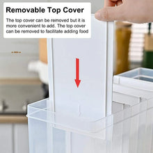 Easy Flow Cereal Dispenser for Kitchen 3 in 1 Push Button Wall Mount Container - Justgrabit Inc.