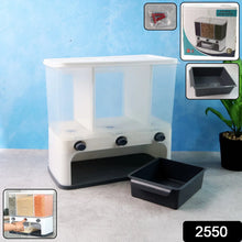 Easy Flow Cereal Dispenser for Kitchen 3 in 1 Push Button Wall Mount Container - Justgrabit Inc.
