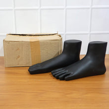 Premium Black Foot Mannequin Display Stand (1 Pair) - justgrabit.in | Just Grab It