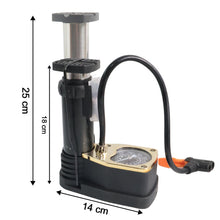 Portable High Pressure Foot Air Pump with Needle (1 Pc) - justgrabit.in | Just Grab It
