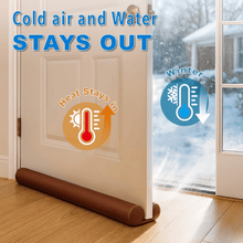 Twin Door Draft Stopper / Guard Protector for Doors and Windows - justgrabit.in | Just Grab It