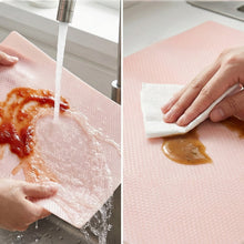 Transparent Plastic Fridge Mat 45 x 29 cm (4 Pc) - justgrabit.in | Just Grab It