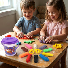 Frisky Dough Modelling Clay Set – 12 Multicolor Dough Sticks with Shape Cutters - justgrabit.in | Just Grab It